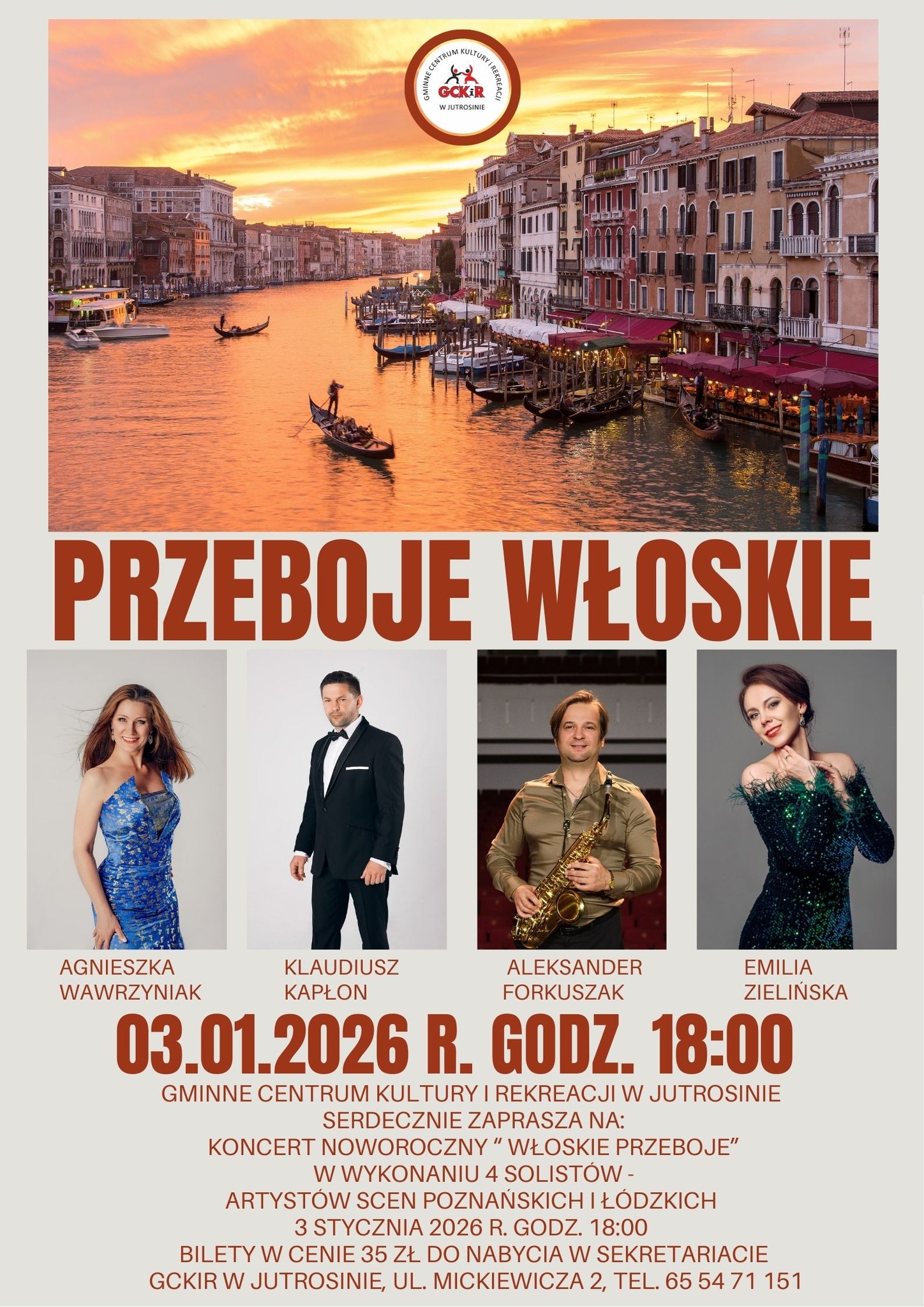 Plakat informujący o wydarzeniu