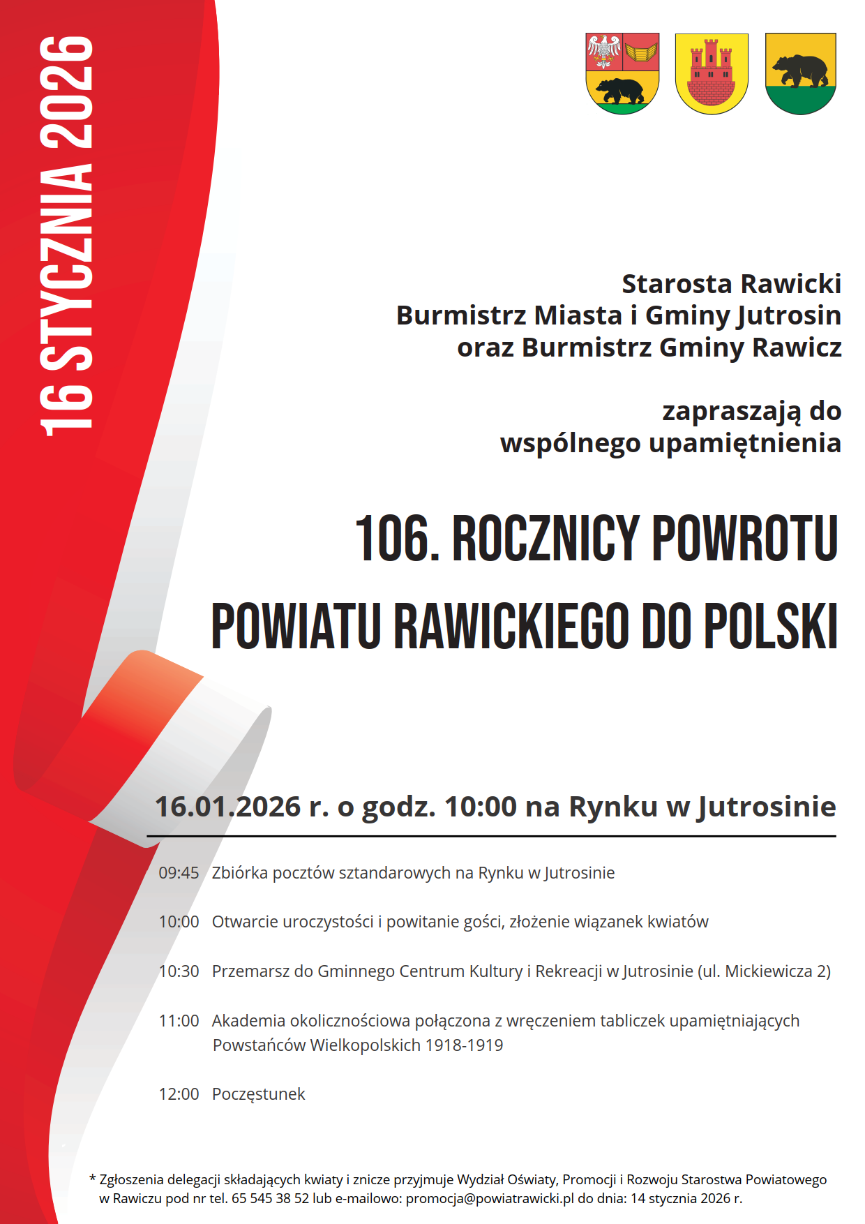 Plakat informujący o wydarzeniu