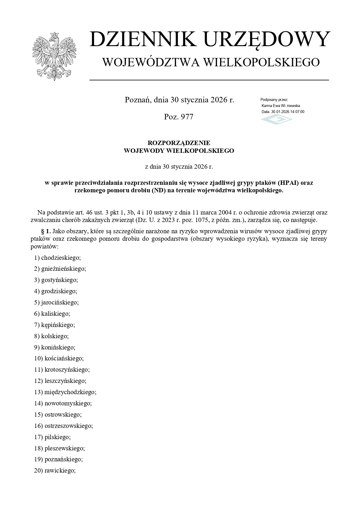 Rozporządzenie