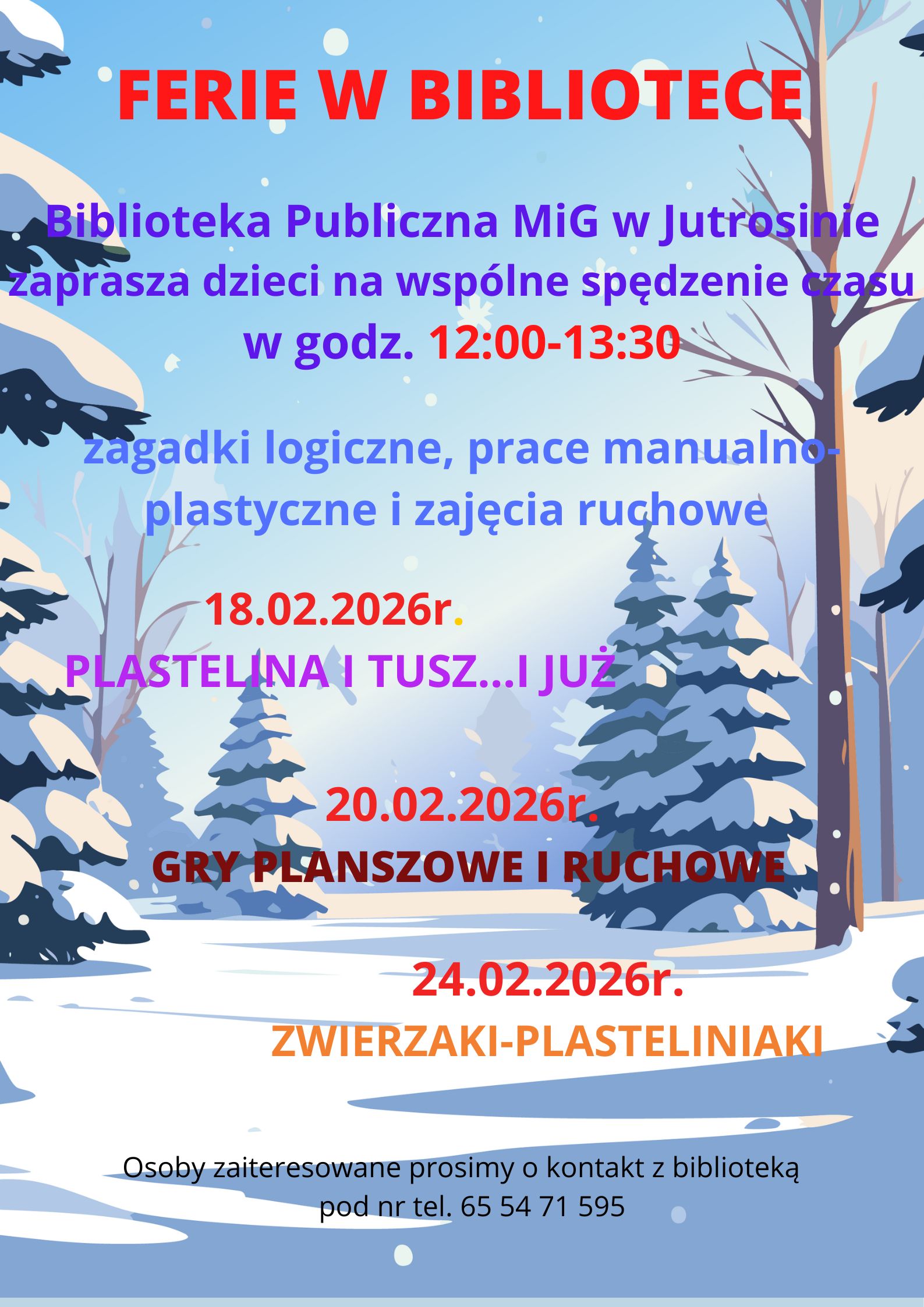 Plakat informujący o wydarzeniu
