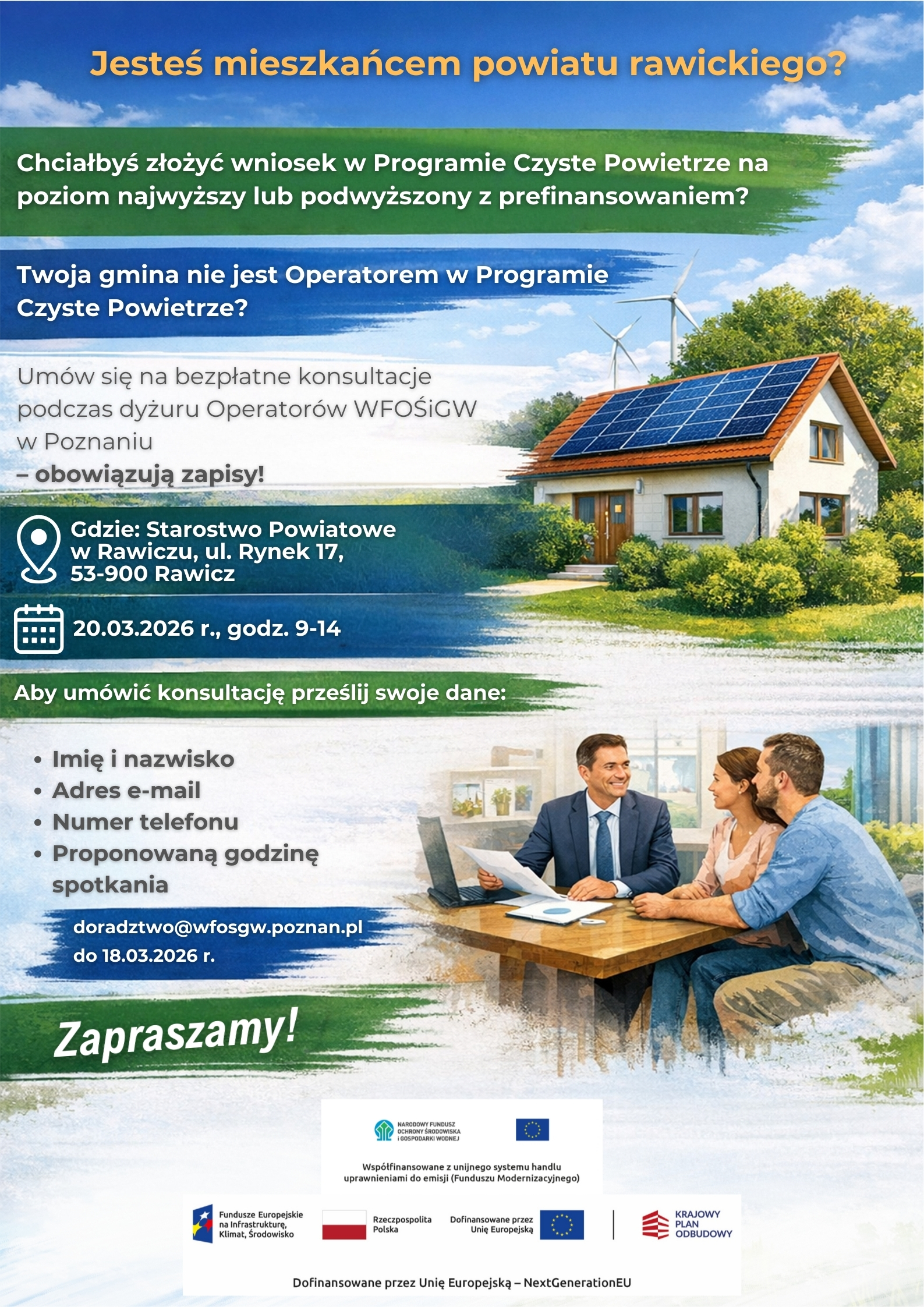 Plakat informujący o wydarzeniu