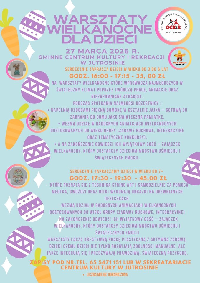 Plakat informujący o wydarzeniu