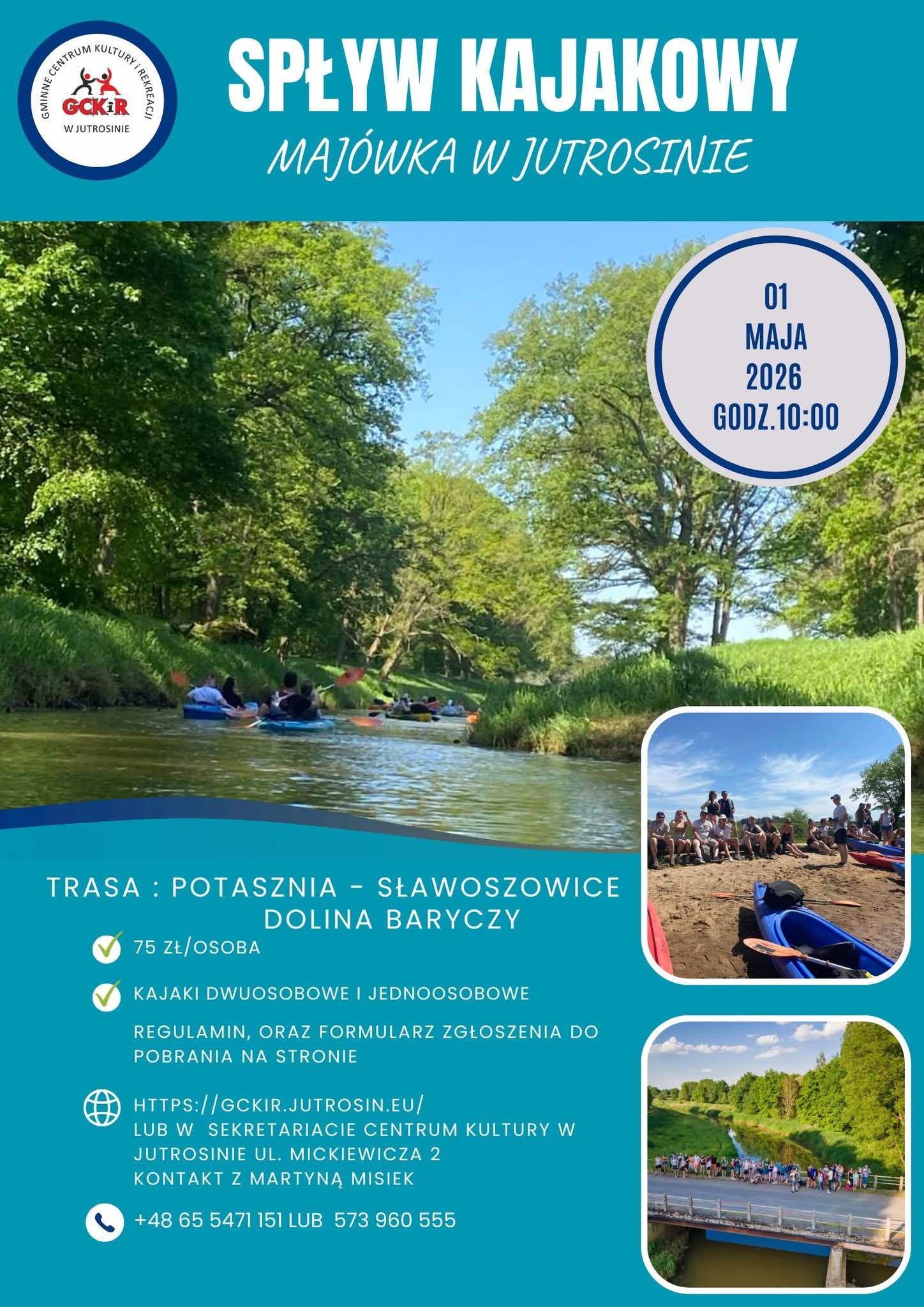 Plakat informujący o wydarzeniu