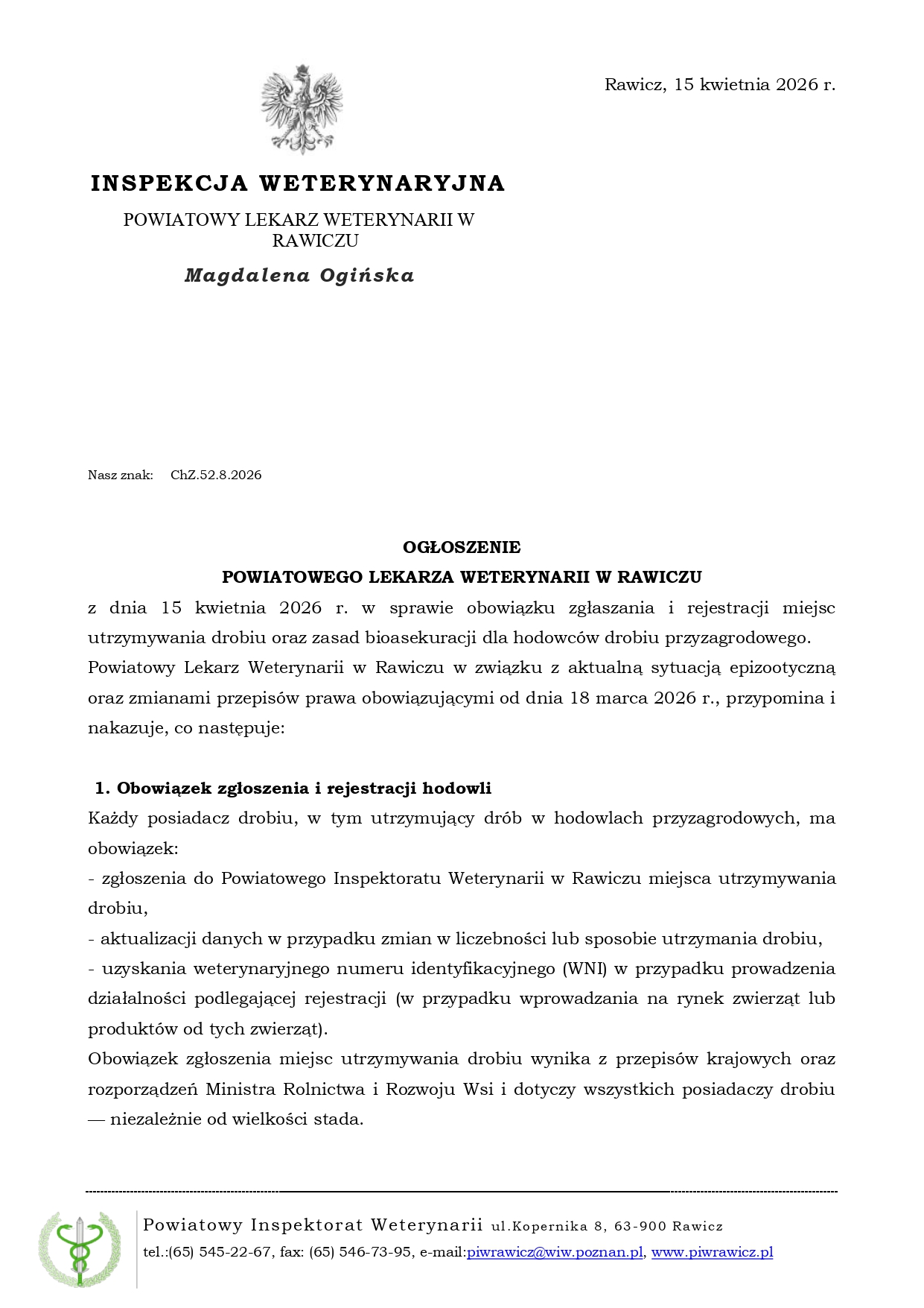 Ogłoszenie