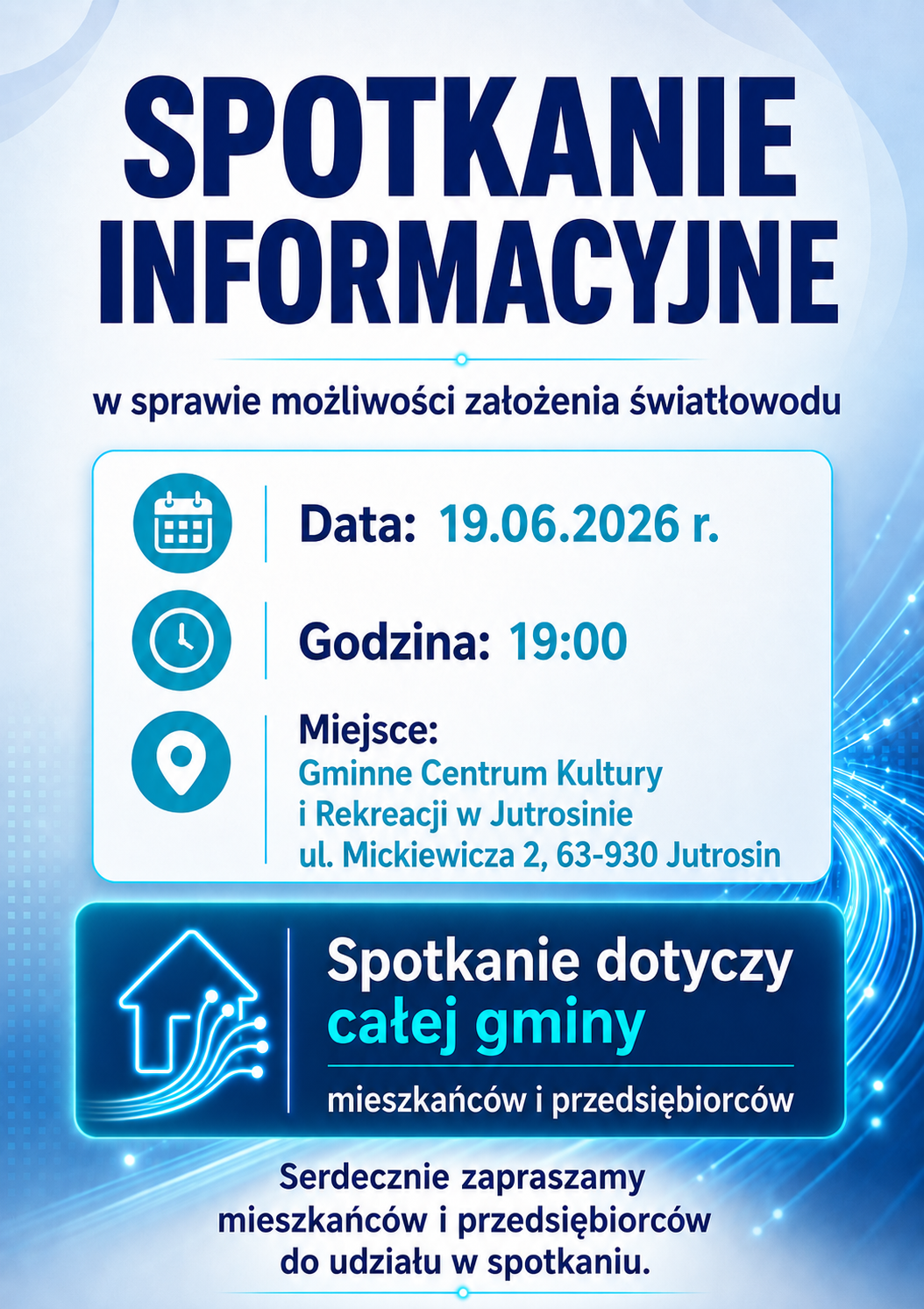 Plakat informujący o wydarzeniu