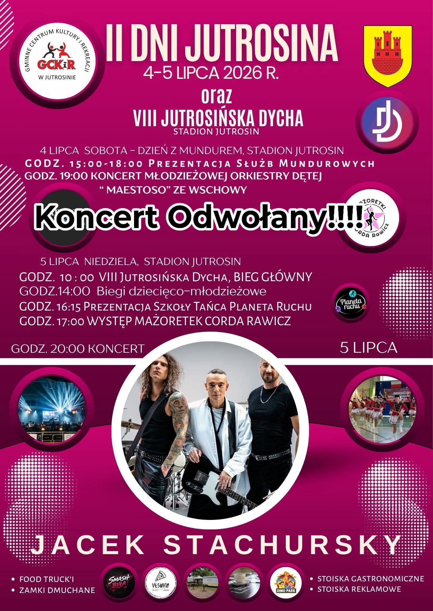 Plakat informujący o wydarzeniu