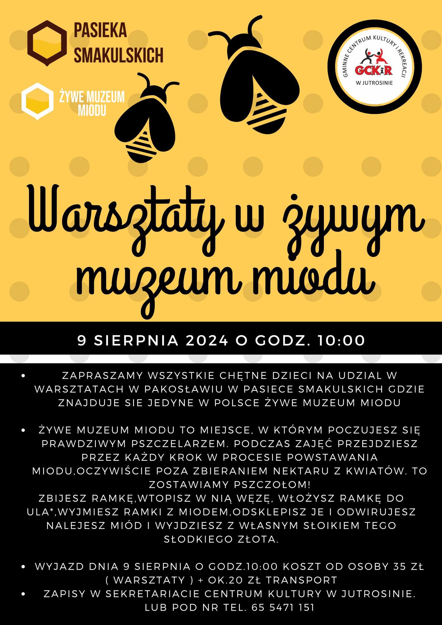 Plakat informujący o wydarzeniu