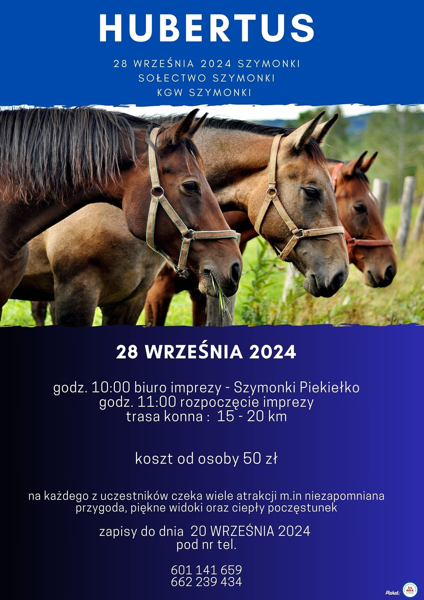 Plakat informujący o wydarzeniu