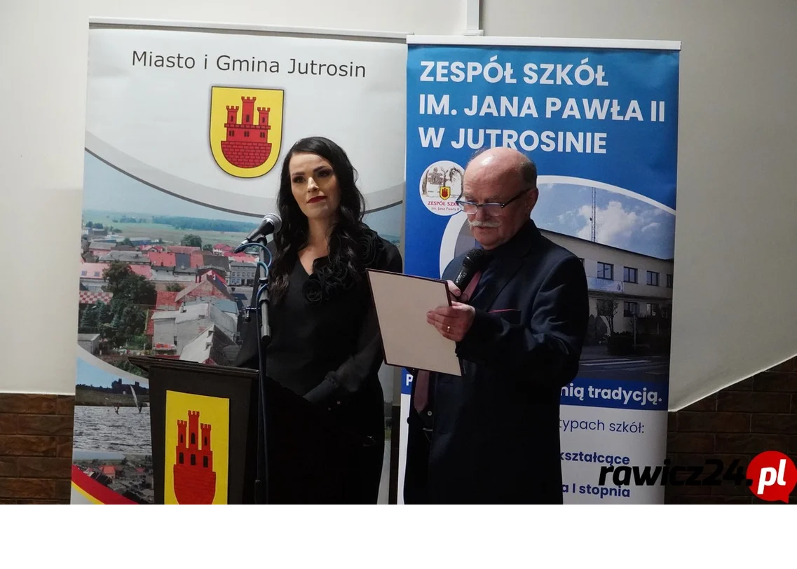 Pani Dyrektor oraz były Dyrektor ZS w Jutrosinie