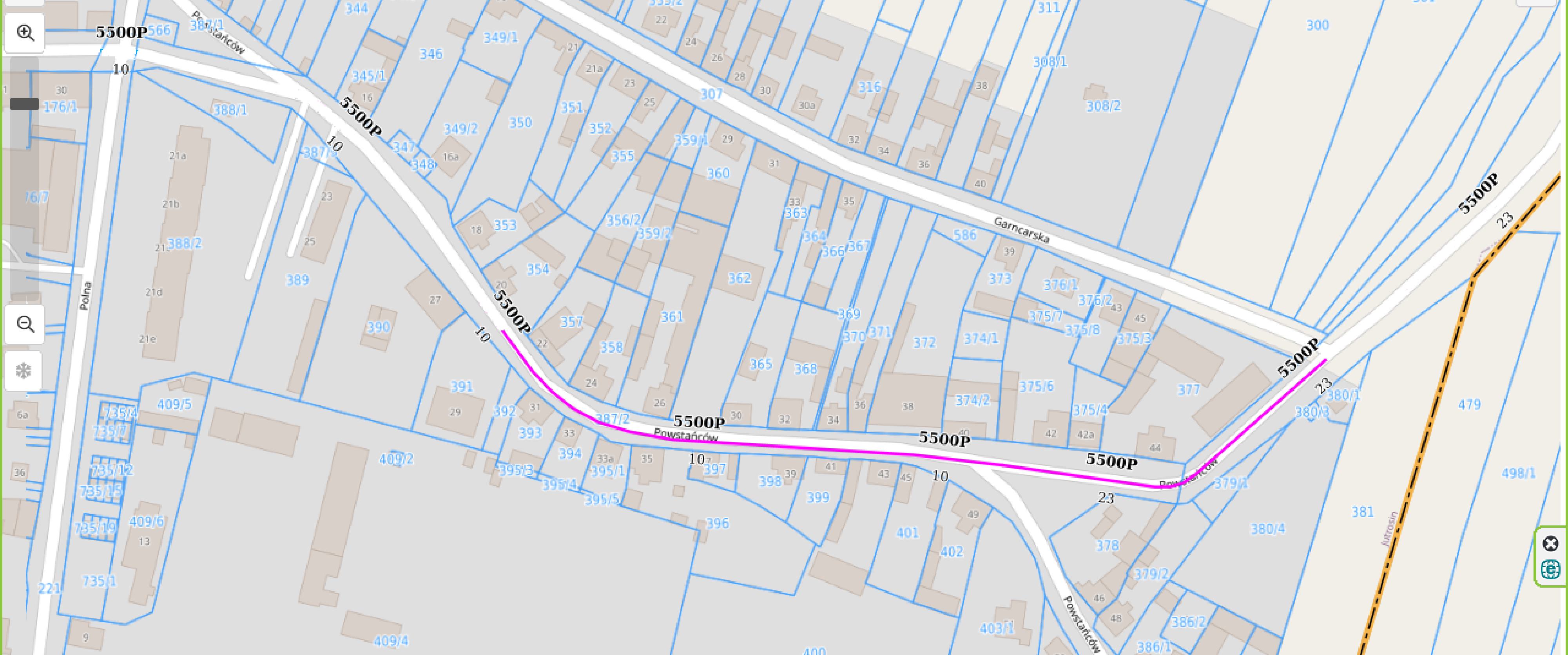 Mapa - roboty budowlane