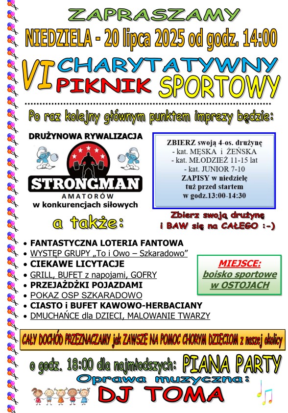 Plakat informujący o wydarzeniu