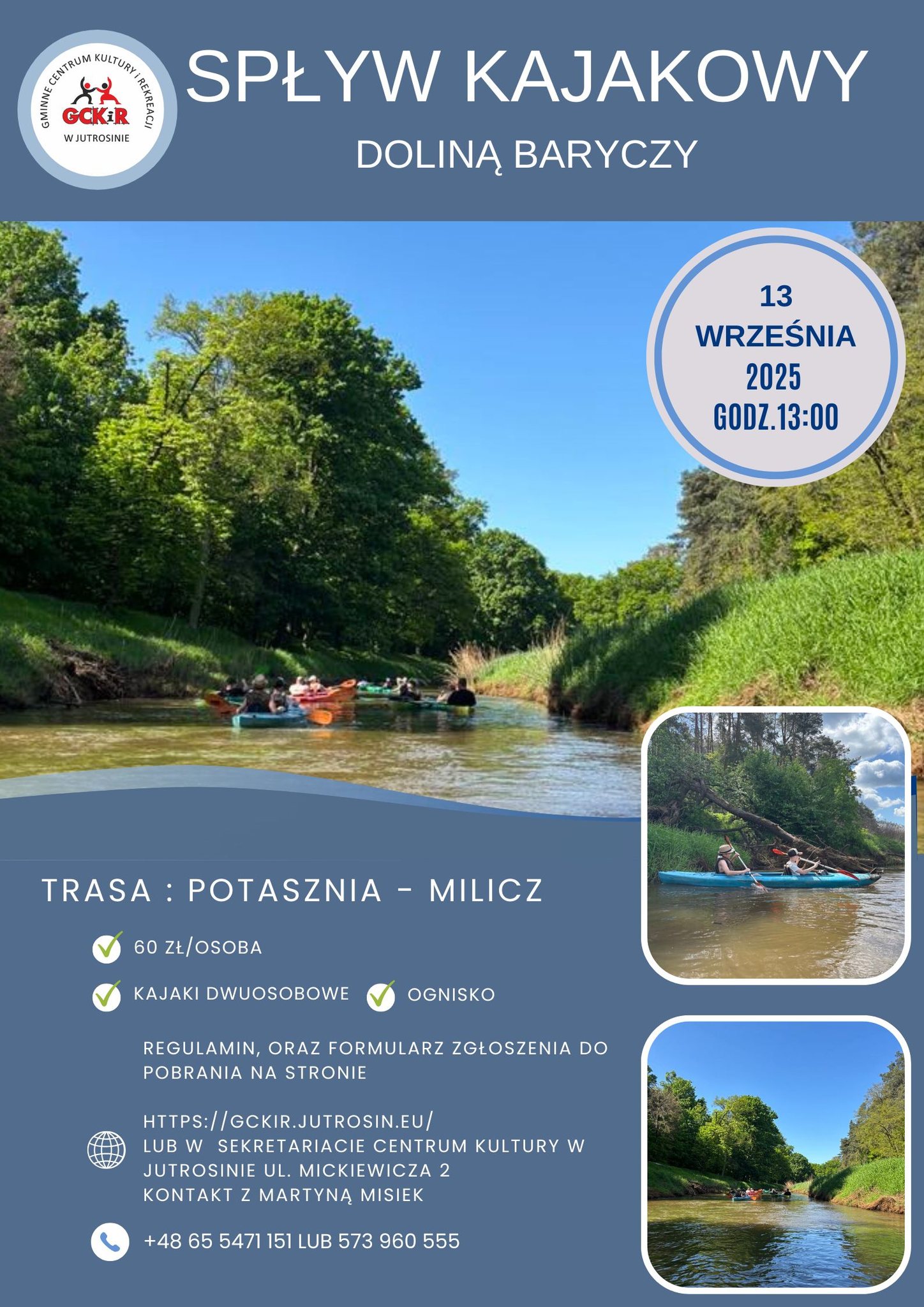 Plakat informujący o wydarzeniu