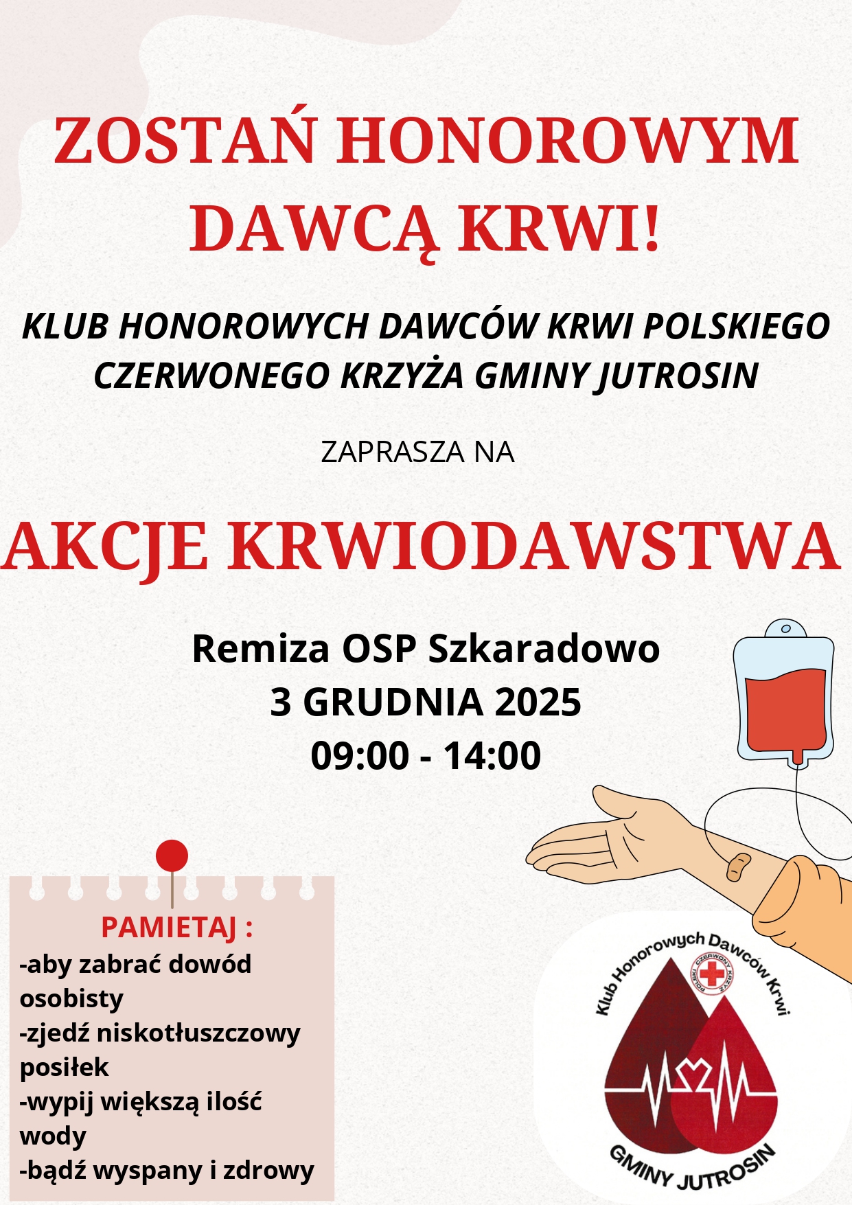 Plakat informujący o wydarzeniu
