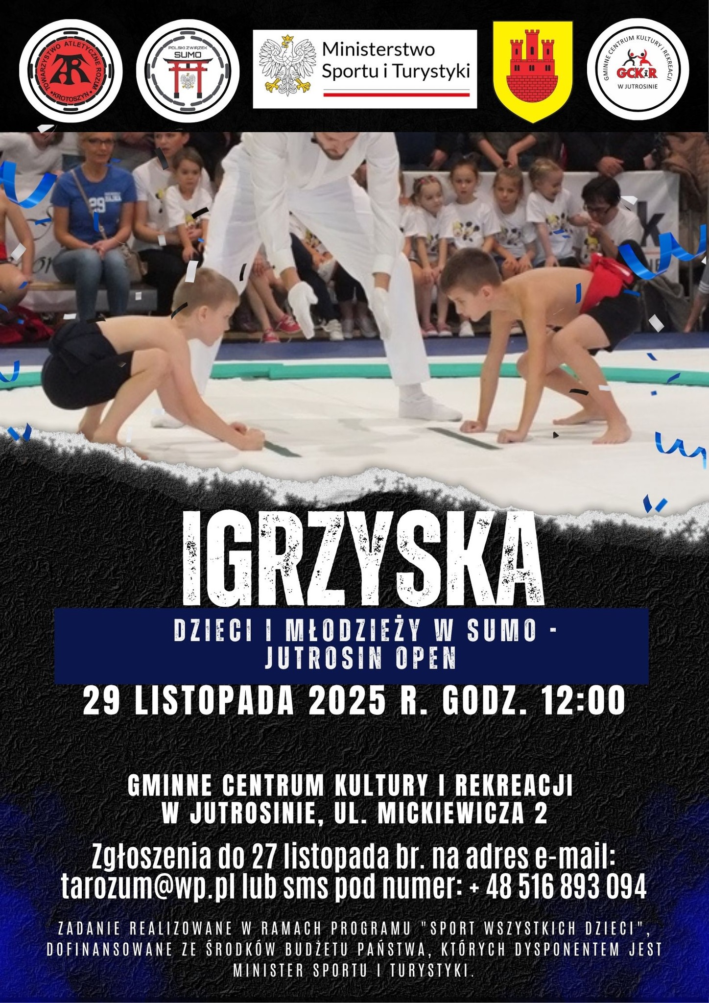 Plakat informujący o wydarzeniu